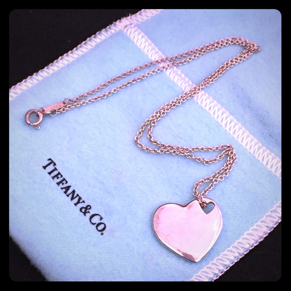 COPY - Tiffany &Co. Sterling Silver Heart Necklace